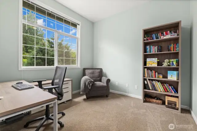 Convenient main-floor office.