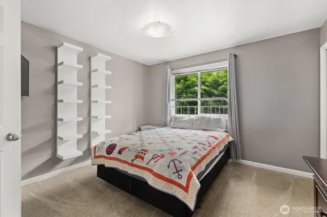 Another bedroom off the hallway upstairs.