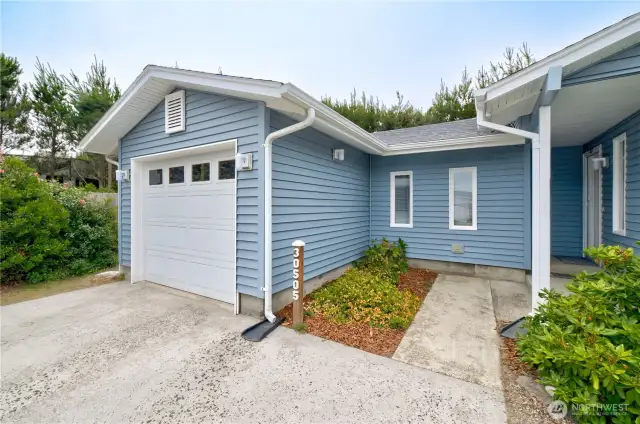 Plenty of off street parking + a single car garage.