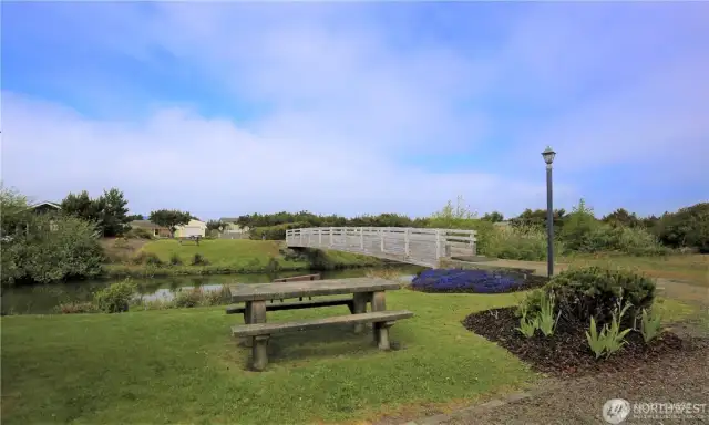 Surfside Estates boasts a fresh water canal and community parks for residents to use.