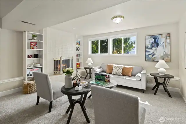 Family Room on Lower level~