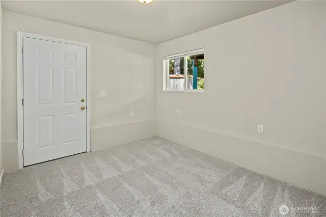 Flex Room on Lower with exterior access door~