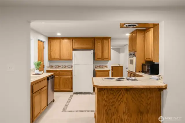 Second full kitchen downstairs with separate entrance!
