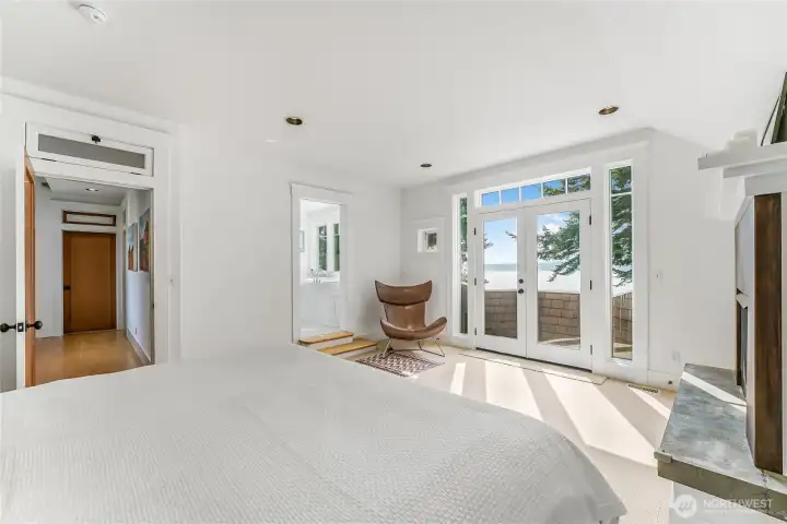 Wake up to views of Saratoga Passage, Whidbey Island and the Olympic Mountain range.
