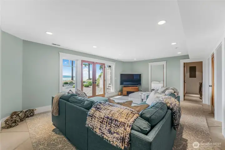 Large ground level living space.