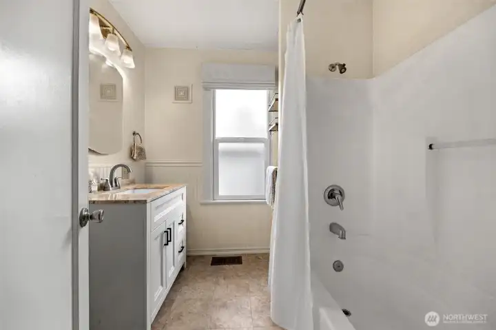 Updated bathroom