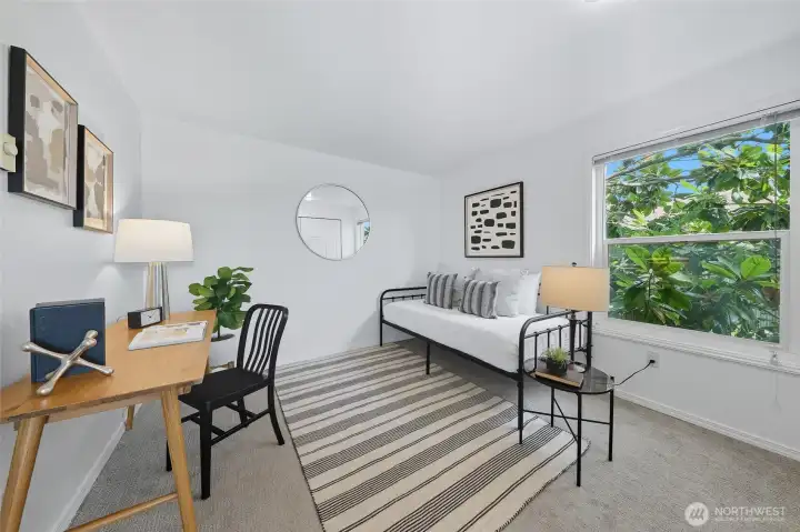2nd bedroom with enough space to make an office and/or guest bedroom.