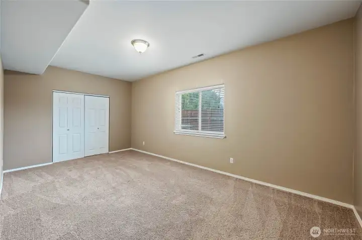 Lower level bedroom