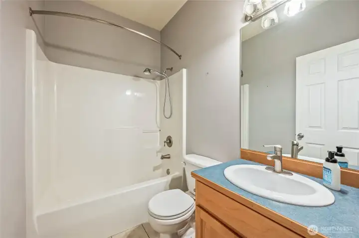 lower level bathroom