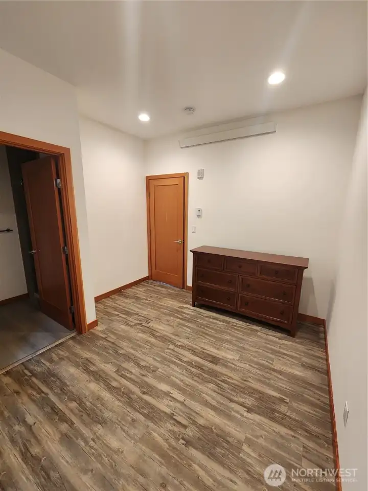 Good size bedrooms with heat pump.