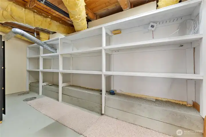 Basement storage