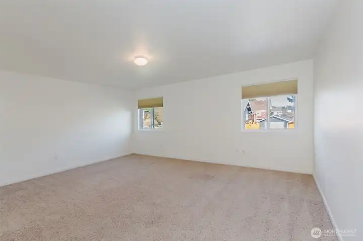 Huge primary bedroom!