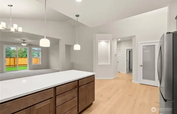 Open concept floorplan