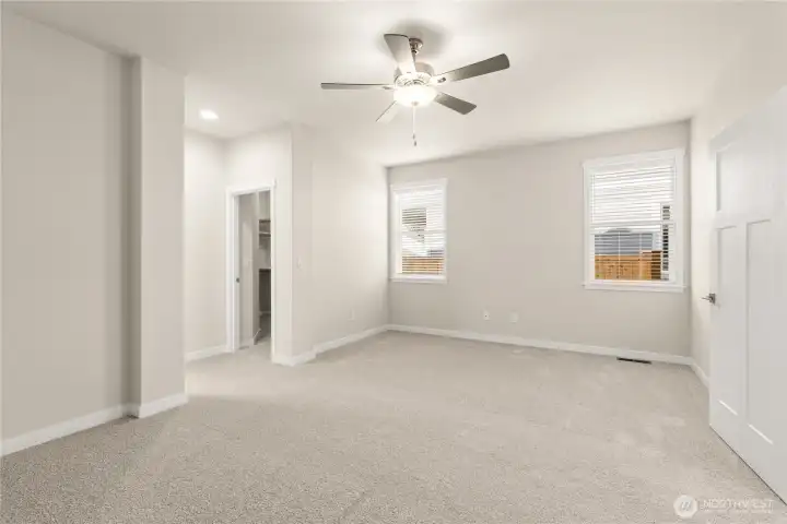 Spacious Primary bedroom