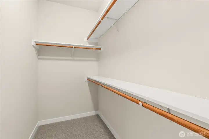 Primary closet