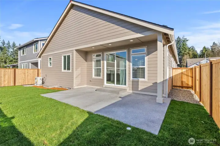 Great patio for entertaining