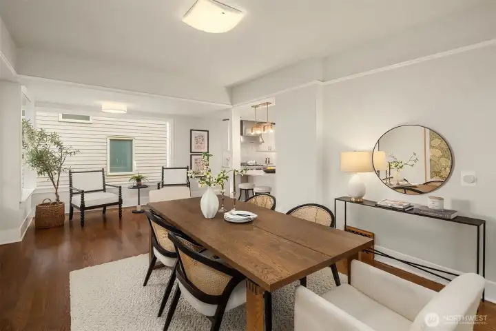 A peek into the kitchen