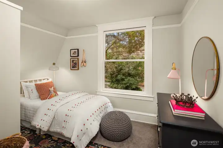 One of three bedrooms upstairs