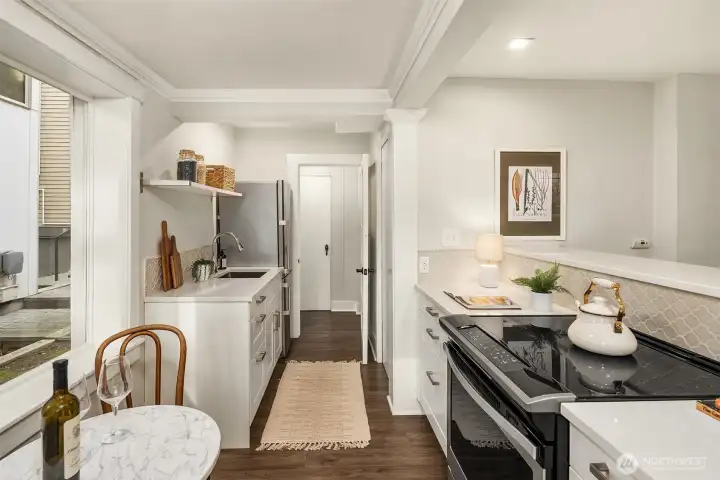 Eat in full kitchen! Ready for a renter, guest, or another living space in your home
