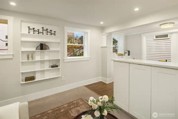 Timeless details even in the basement!