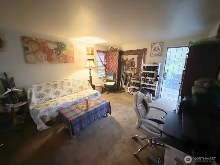 Living Room (Front Door Open on RIGHT)