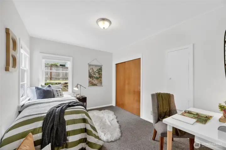 Second bedroom. So much natural light!