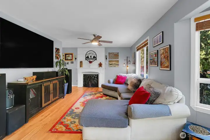 Great Room leading from the Kitchen