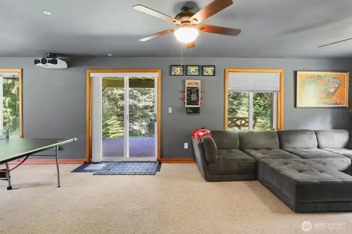 Downstairs Slider to Patio