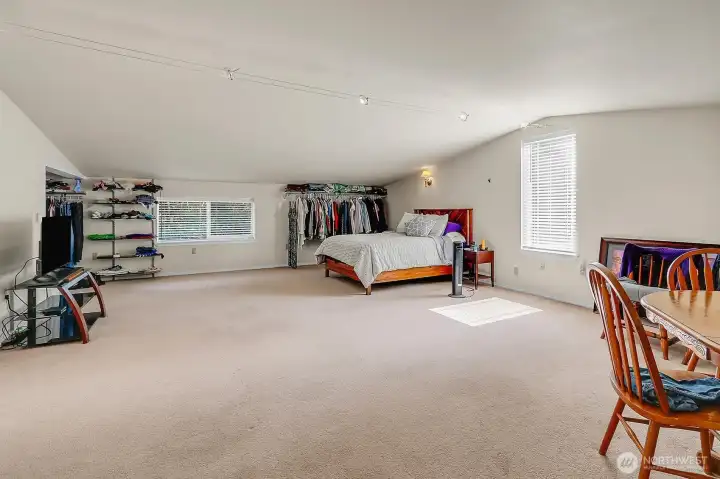 M.I.L. Upstairs Bedroom & could easily be made into a 2 Bedrooms