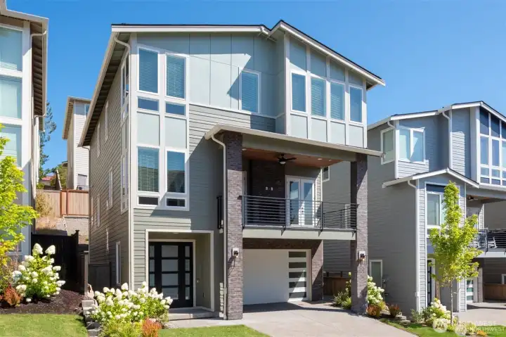 Example of the Fuji floor plan to be located at 7544 S 129th Place, Seattle WA 98178