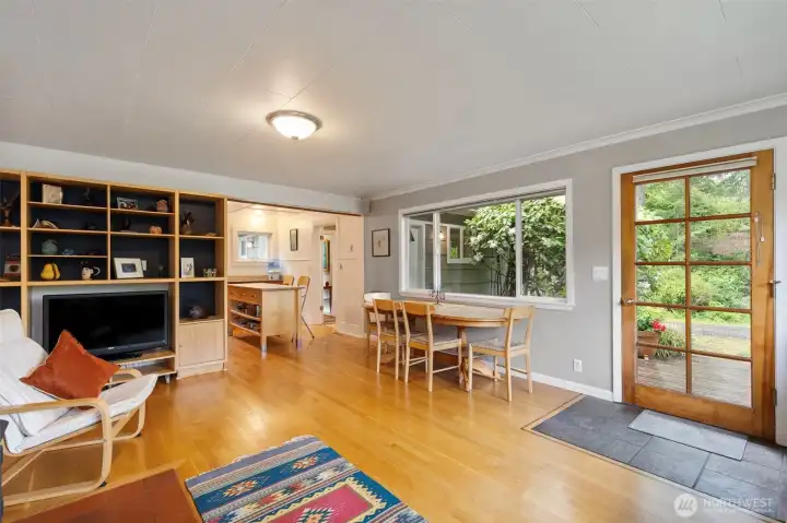 Gorgeous windowed door to let in extra light