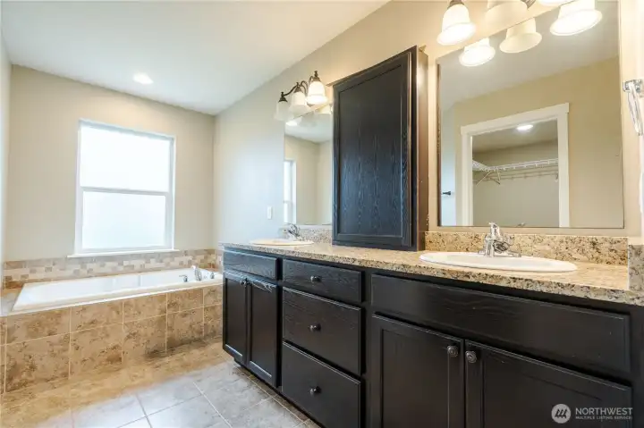 Primary suite bathroom