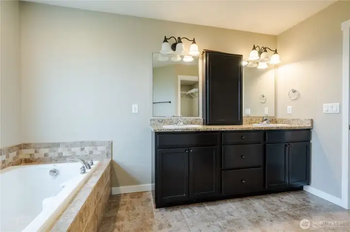 Primary suite bathroom
