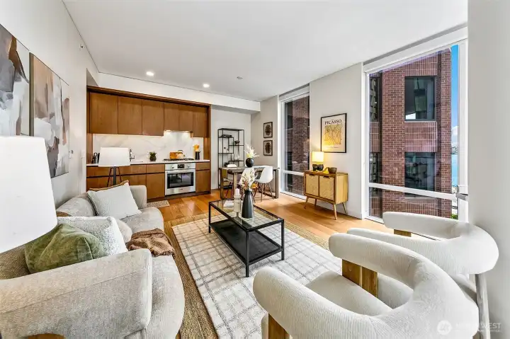 Open concept living with tons of natural light!