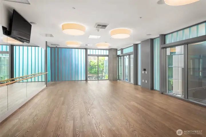 Yoga/dance studio!