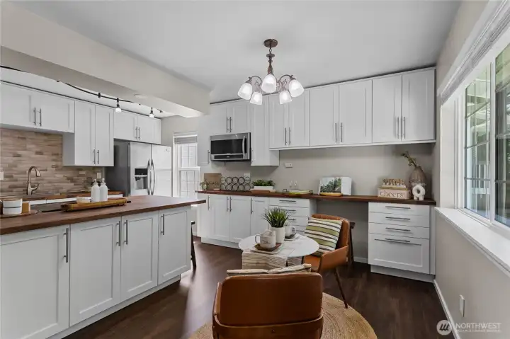 So much great storage and work space.