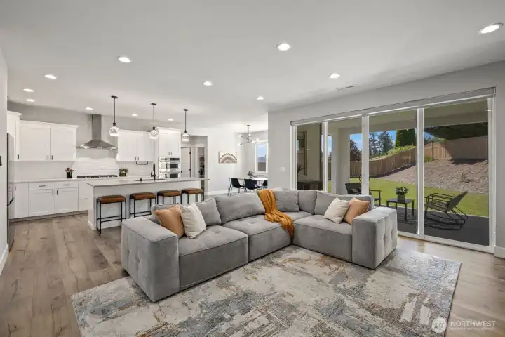 Open-concept living creates an easy flow between the kitchen, dining area, and great room, making the space feel functional for everyday living while still ideal for gathering and entertaining. Open-concept living creates an easy flow between the kitchen, dining area, and great room, making the space feel functional for everyday living while still ideal for gathering and entertaining.