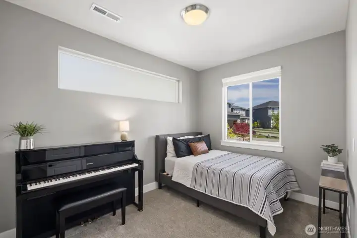 One of several spacious secondary bedrooms, this room offers flexibility for guests, hobbies, or everyday living while keeping the home feeling functional for a variety of lifestyles. One of several spacious secondary bedrooms, this room offers flexibility for guests, hobbies, or everyday living while keeping the home feeling functional for a variety of lifestyles.