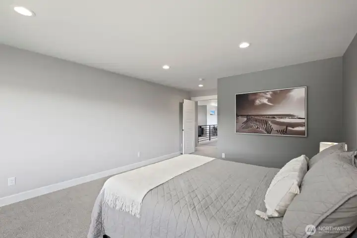 Large-scale bedrooms like this are hard to find in newer construction, creating flexibility for seating areas, workspace options, or simply extra breathing room. Large-scale bedrooms like this are hard to find in newer construction, creating flexibility for seating areas, workspace options, or simply extra breathing room.