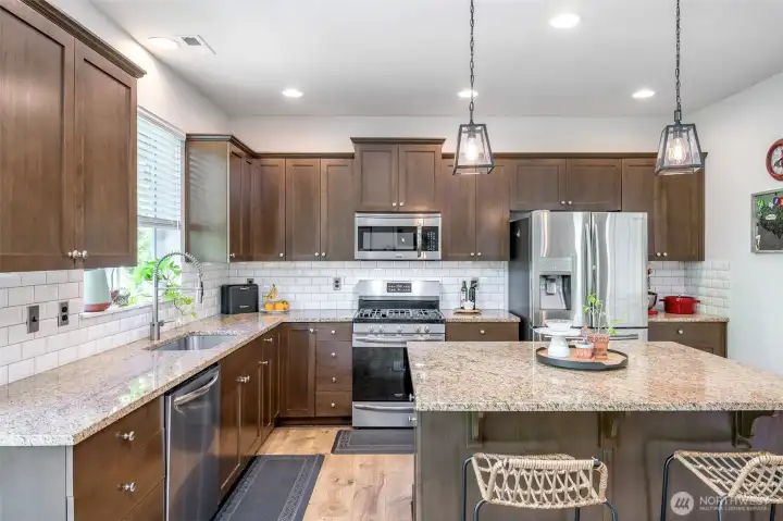 A window above a kitchen sink is a must!