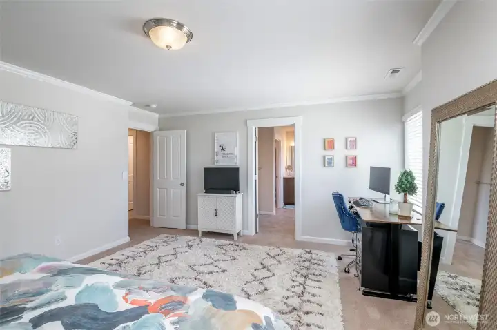 Another view of the primary suite.