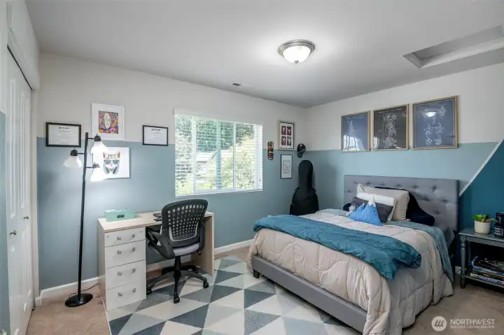 Large bedrooms with custom closets!