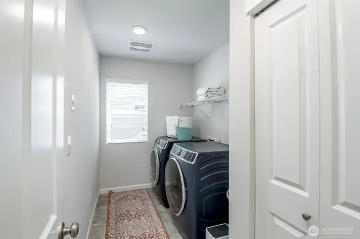 Love a laundry room on the same level as the bedrooms!