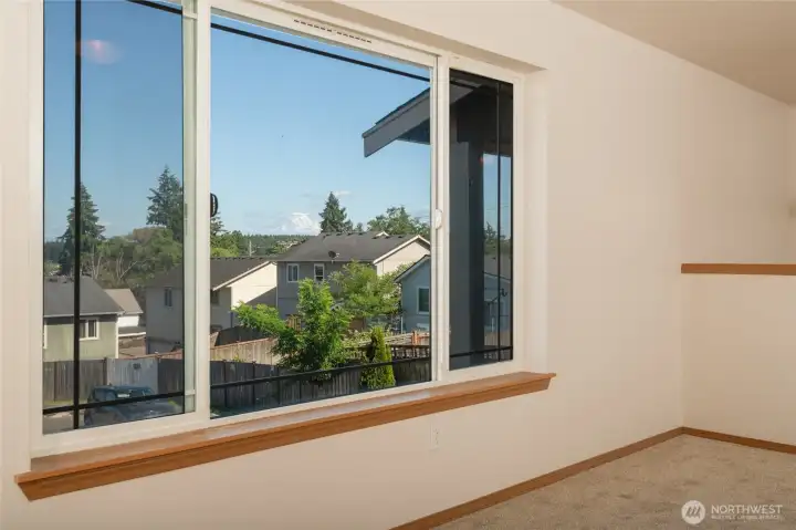 View of Mount Rainier from Living room