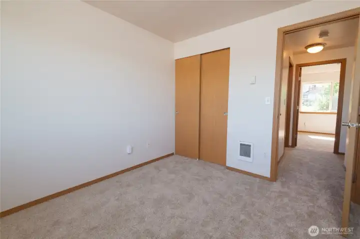 Same front bedroom, different angle, not staged.