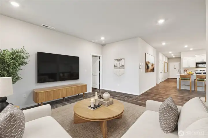 Virtual staging. Photo rendering is representational. Actual home finishes, elevation, and paint colors may vary. See site agent for details.