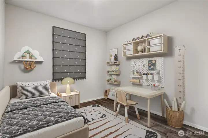Virtual staging. Photo rendering is representational. Actual home finishes, elevation, and paint colors may vary. See site agent for details.