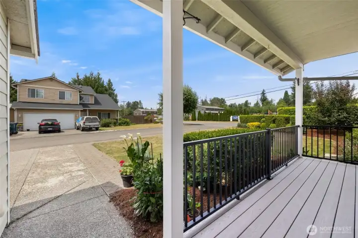 Walk up to front porch