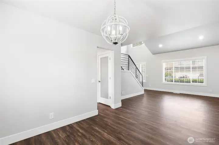Formal dining room.