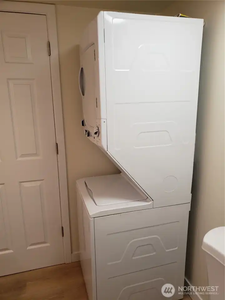 Stackable Washer & Dryer Included. Stackable Washer & Dryer Included.